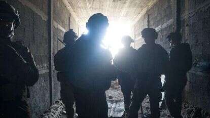 מנהרת הענק מתחת לציר פילדלפי. | דובר צה"ל