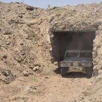 מנהרת שהתגלתה מתחת לציר פילדלפי. | דובר צה"ל