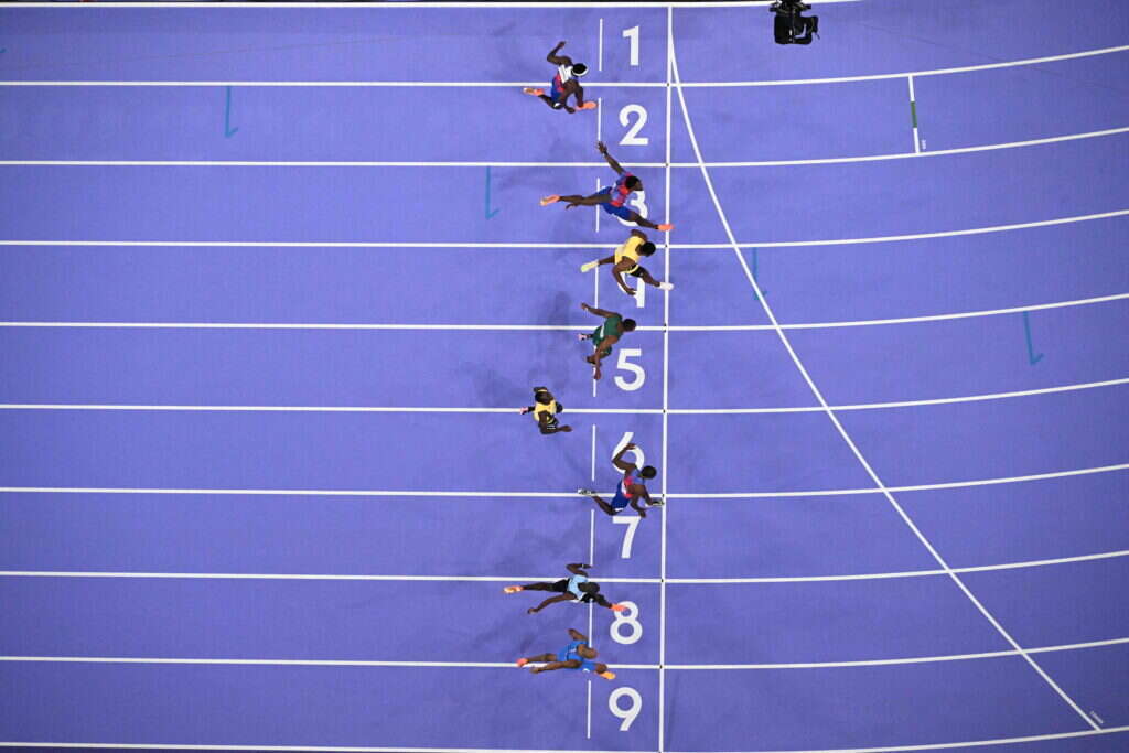 מבט ממעוף הציפור על הסיום הדרמטי בהיסטוריה לתחרות הגדולה ביותר באולימפיאדה. | AFP