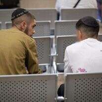 צעיר חרדי בלשכת הגיוס. | דובר צה"ל