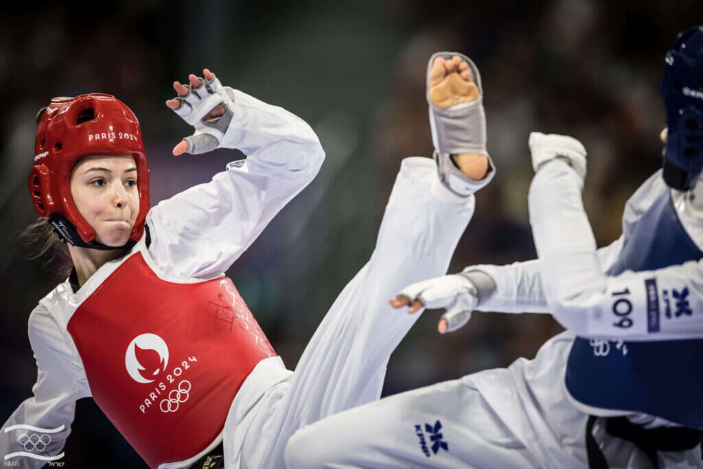 סמברג במהלך הקרב. | הוועד האולימפי