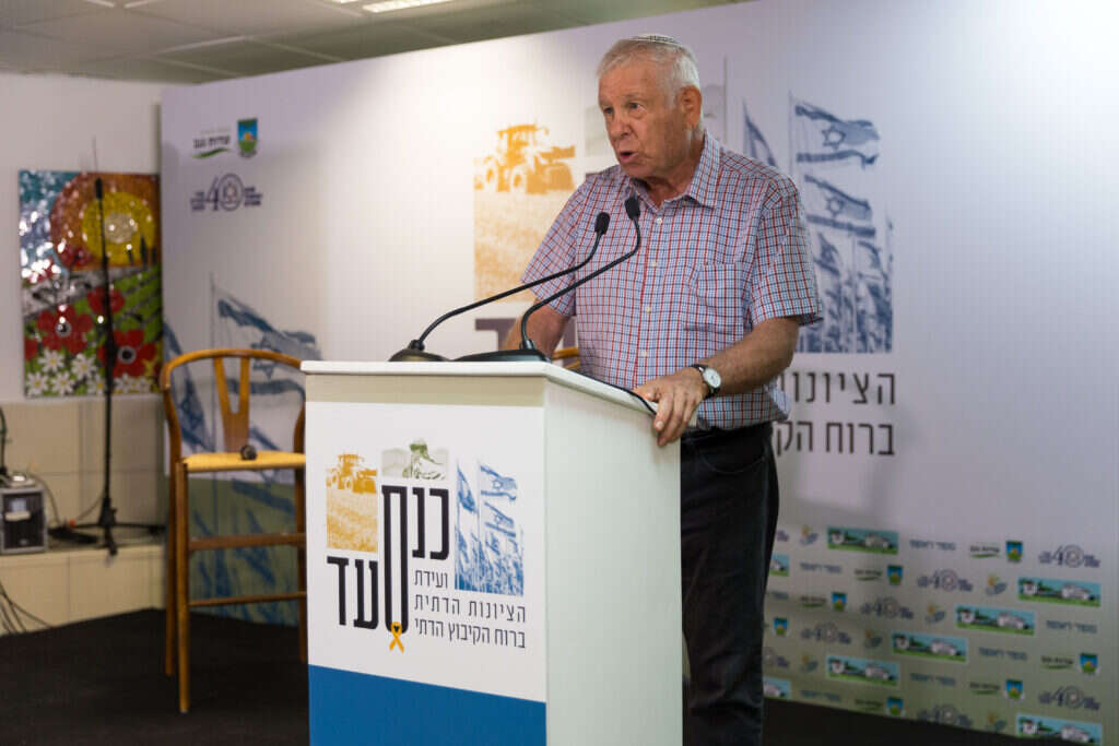 מנחם כהנא בכנס סעד. | לירון מולדובן