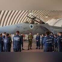 הרמטכ"ל הרצי הלוי בבסיס חיל האוויר בתל-נוף, היום. | דובר צה"ל