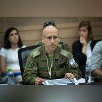 תא"ל שי טייב, ראש חטיבת תכנון ומנהל כוח האדם בצה"ל, בדיון בכנסת. | יונתן זינדל, פלאש 90