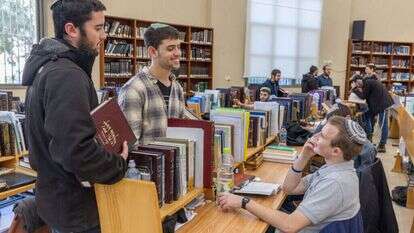 תלמידים בישיבת ההסדר ירוחם. | יוסי אלוני, פלאש 90