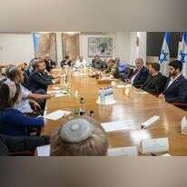 ראש הממשלה בנימין נתניהו בפגישה עם ראשי הרשויות של יהודה ושומרון בקריה בתל אביב. | מעיין טואף / לע״מ