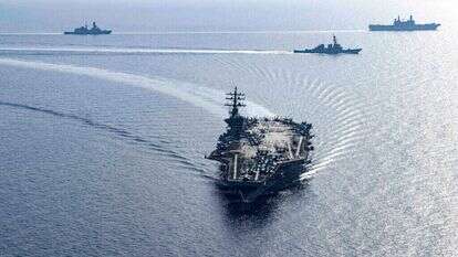 נושאת המטוסים "אייזנהאואר". | AFP
