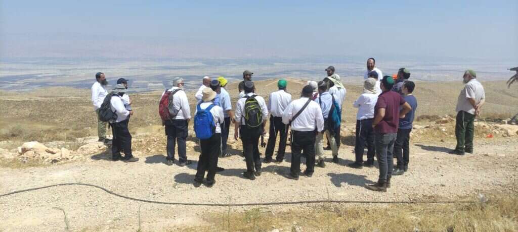 מתוך סיור רבנים בחוות השומרון