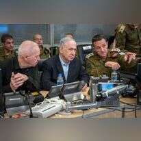 הלוי, נתניהו וגלנט בקריה. | דובר צה"ל