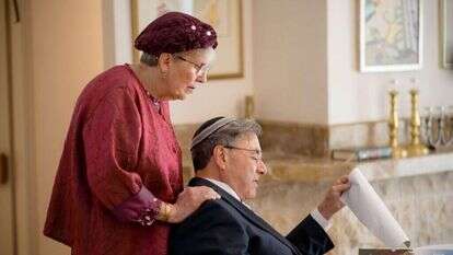 הרבנית ויקי והרב שלמה ריסקין. | מעין שושני מרקוביץ