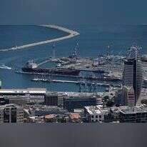 נמל חיפה. | AFP נמל חיפה. | AFP