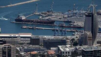 נמל חיפה. | AFP