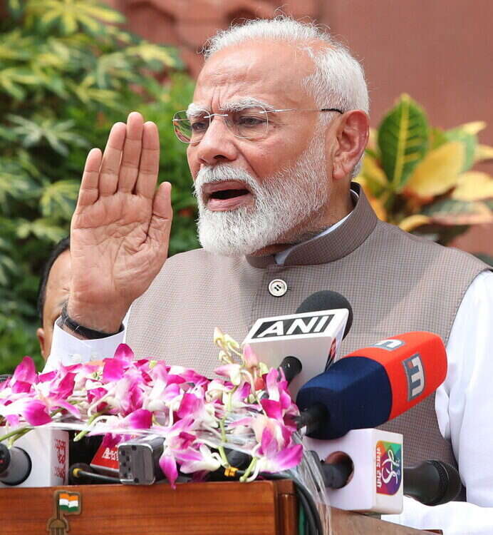 ראש ממשלת הודו, נרנדרה מודי. | EPA