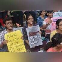 הפגנה היום (ב') בכלכותה; הודו, בעקבות תקרית אונס בעיר. | EPA