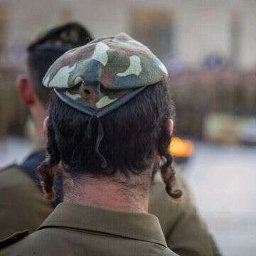 חיילים חרדים בהשבעה בכותל | חיים גולדברג, פלאש 90