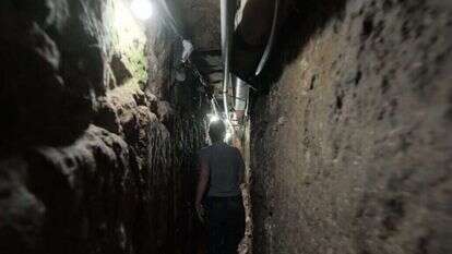 תעלת הניקוז מימי בית שני. | אמיל אלג'ם רשות העתיקות