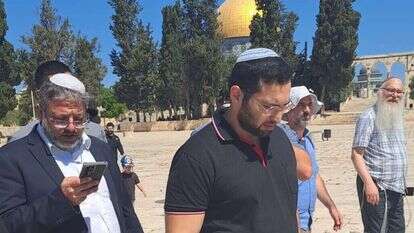 השר בן גביר והשר וסרלאוף בהר הבית, תשעה באב תשפ"ד