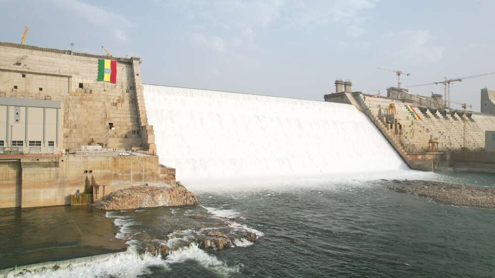 סכר הרנסנס הגדול, אתיופיה. | שאטרסטוק