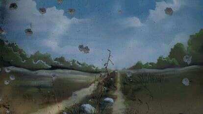 מיגונית, כביש 232, אוקטובר 2023 | אלכס ליבק