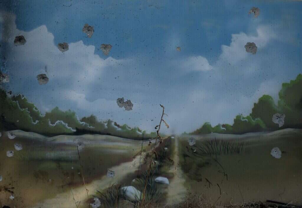 מיגונית, כביש 232, אוקטובר 2023 | אלכס ליבק