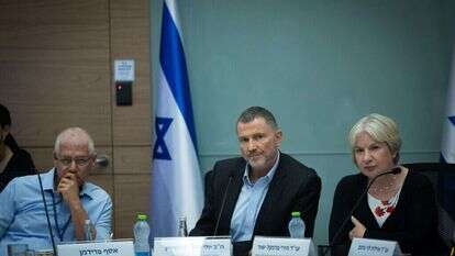 דיון בוועדת חוץ וביטחון בראשות ח"כ יולי אדלשטיין | יונתן זינדל, פלאש 90