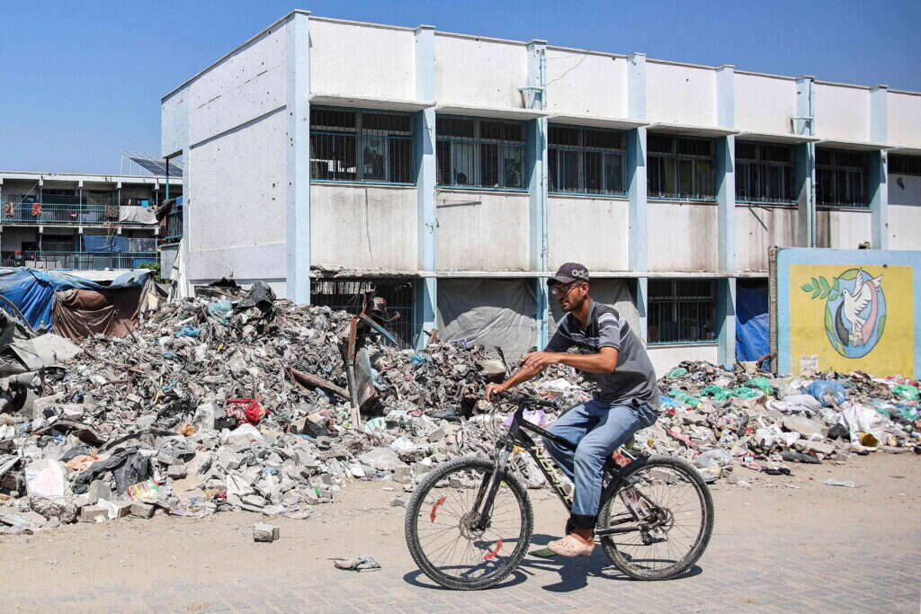 בית ספר של אונר"א ברצועת עזה. ארכיון | איי.אף.פי בית ספר של אונר"א ברצועת עזה. ארכיון | איי.אף.פי