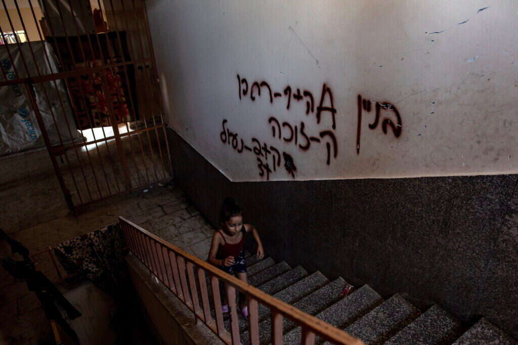 מתקן הכליאה באסדאא, חאן יונס, שהוסב למבנה עבור מגורים. | EPA