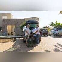 תושבי קיבוץ ניר עם חוזרים לביתםצילומים: לירון מולדובן | לירון מולדובן