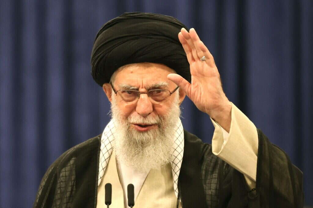 המנהיג העליון של איראן, עלי חמינאי. | AFP