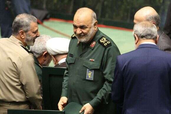 ראש משמרות המהפכה האיראניים, הגנרל חוסיין סלמי. | AFP