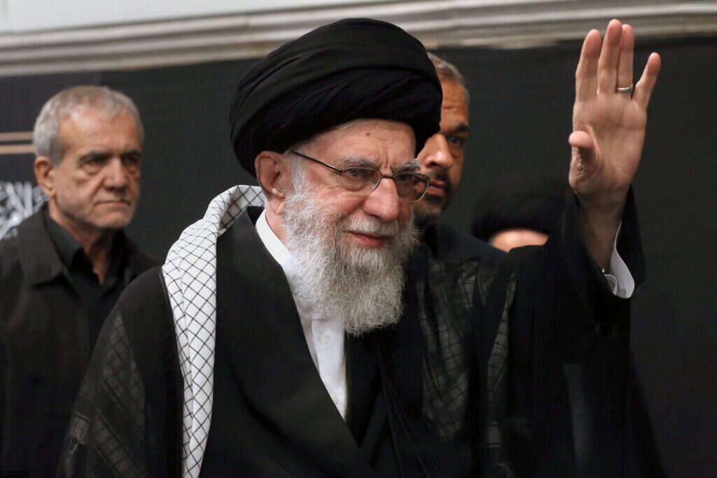 המנהיג העליון של איראן, עלי חמינאי. | KHAMENEI.IR / AFP