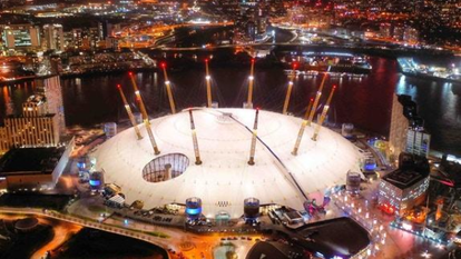 ה-O2 ארנה. | מסך מיוטיוב ה-O2 ארנה. | מסך מיוטיוב