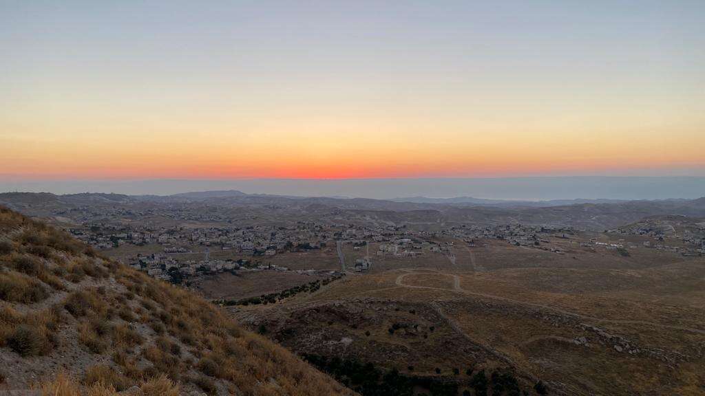 נוף גן לאומי הרודיון בשקיעה. | פיני זרביב, רשות הטבע והגנים