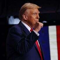 טראמפ בעצרת בחירות. | AFP