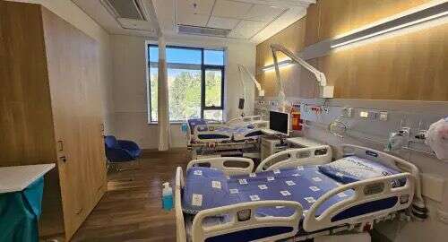 מיטות באגף השיקום בהדסה. | הדסה הר הצופים מיטות באגף השיקום בהדסה. | הדסה הר הצופים