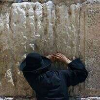 מתפלל בכותל. | AFP