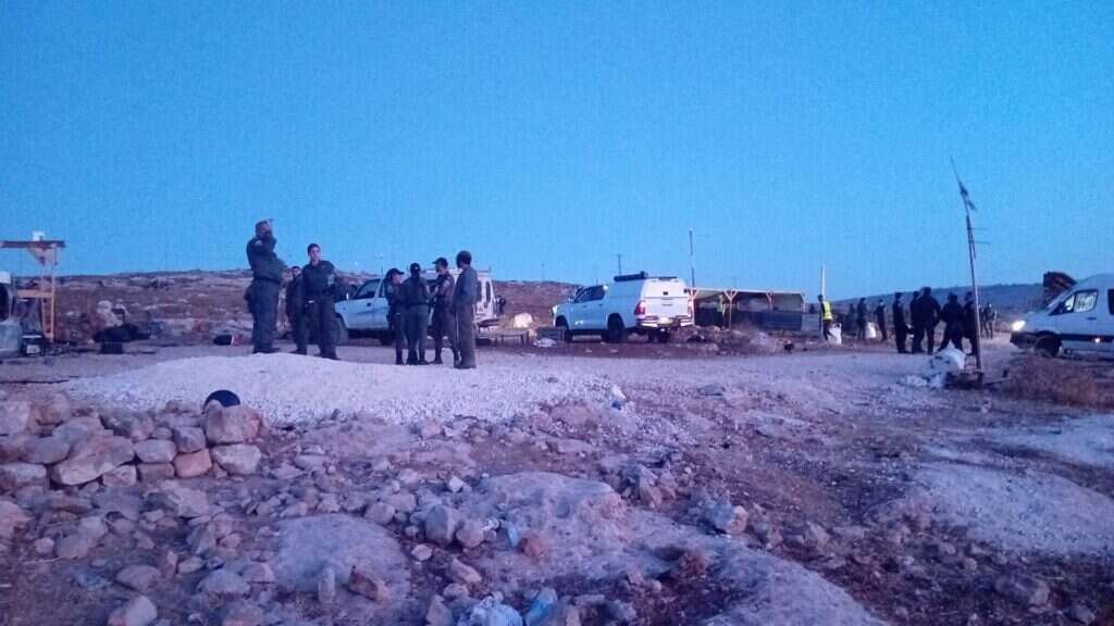 פינוי הגבעות בבנימין, אמש