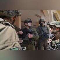 האלוף אמיר ברעם בעזה. דובר צה"ל