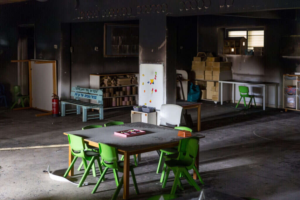 . גן ילדים בניר־עוז. | לירון מולדובן