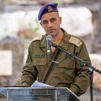 אלוף דדו בר-כליפא בטקס חילופי מפקד אוגדה 36. | דובר צה"ל