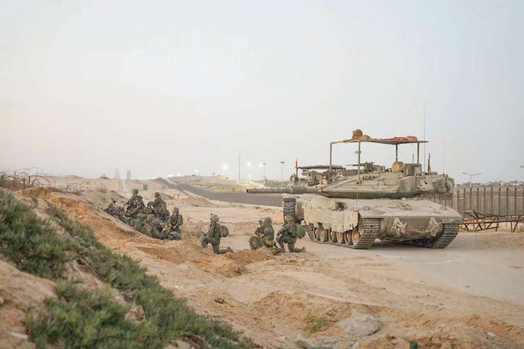 חיילי צה"ל בציר פילדלפי. | דובר צה"ל