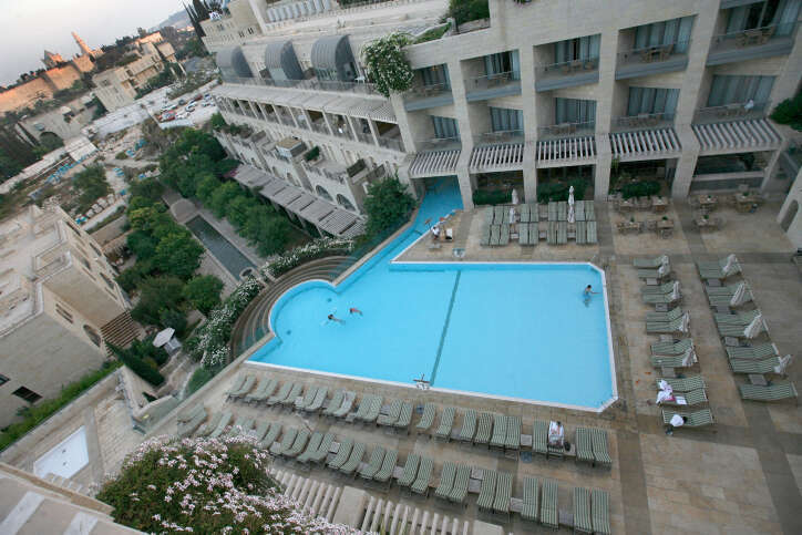 הבריכה במלון מצודת דוד. | נתי שוחט, פלאש 90