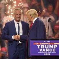 טראמפ וקנדי, שלשום. | EPA