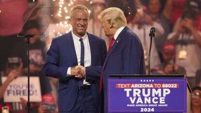 טראמפ וקנדי, שלשום. | EPA