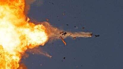 יירוט כטב"מ של חיזבאללה בשמי הצפון. | AFP