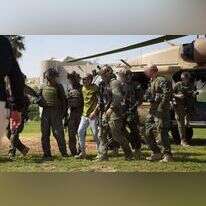 פרחאן אלקאדי נוחת בבית החולים סורוקה. | דובר צה"ל