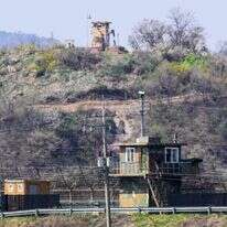 גבול צפון קוריאה. | AFP