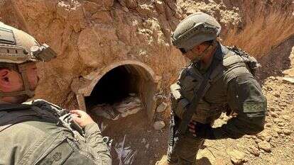 השמדת מנהרת טרור במרכז הרצועה. דובר צה"ל