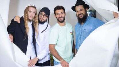 מימין: אסף הרץ, עדי אלון, אסף הרוש ויהוידע שחר. | אריק סולטן