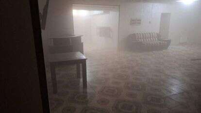 מלון אברורה המופצץ באוקראינה. | באדיבות המרואיין